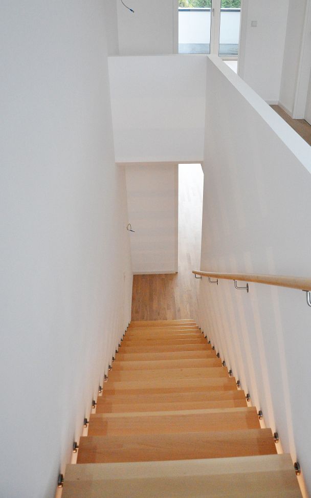 Treppe von oben - klarer Stil