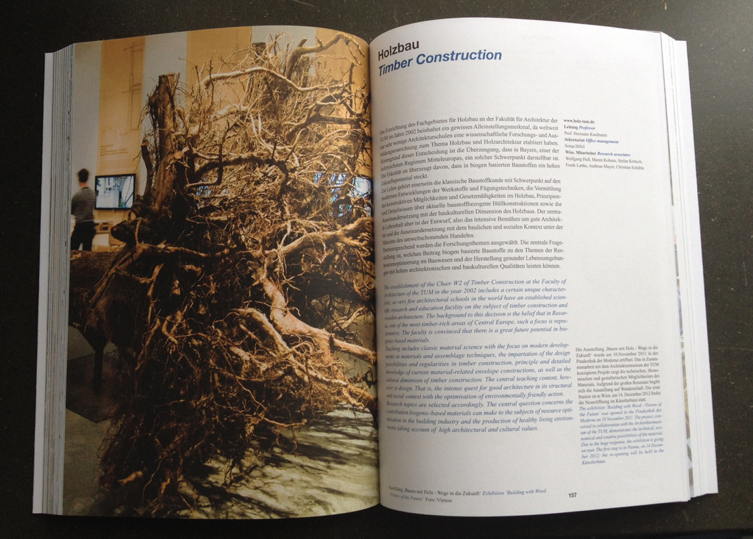 Holzbau Ausstellung Jahrbuch TUM 2012